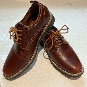 Boys Deer Stags Brown Dress Shoes